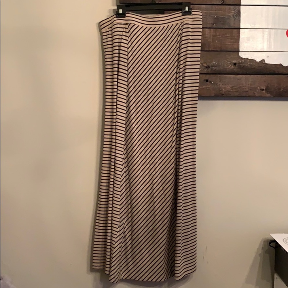 Maurices striped maxi skirt